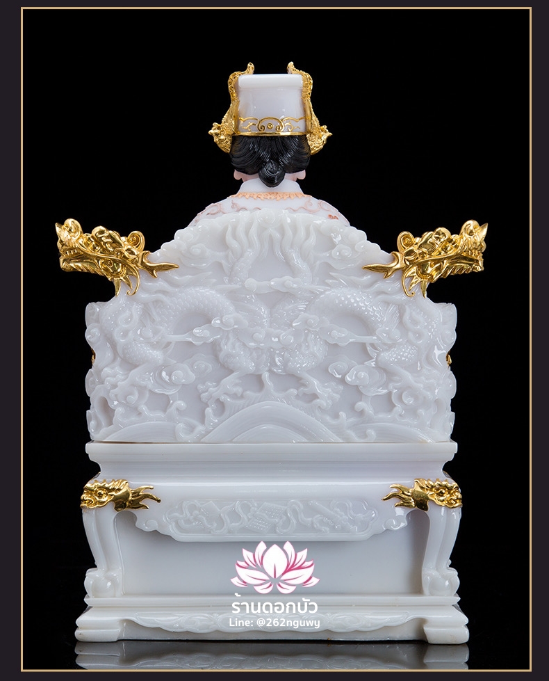 หม่าโจ้ว ม่าจ้อโป๋ เทียนส่งเซ่งโบ้ เทียนโหวเซี่ยบ้อ งานหินอ่อนคุณภาพสูง ขนาด 12/16/19 นิ้ว