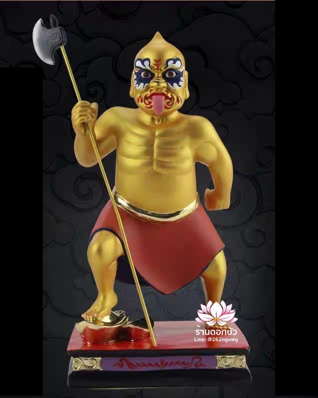 โหงวกุ้ย อู่กุ้ย อู่กุ้ยเจียงจิน หรือ ขุนพลห้าผี เทพบริวารสายนรก ขนาด 12 นิ้ว