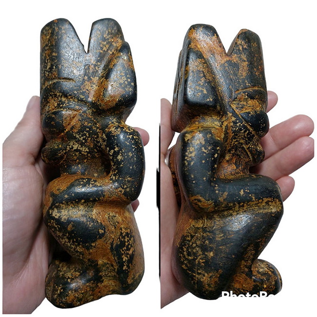 รูปปั้นหิน เทวรูปหิน หินรูปเอเลี่ยนต่างๆ (หินแม่เหล็กดูดติด)