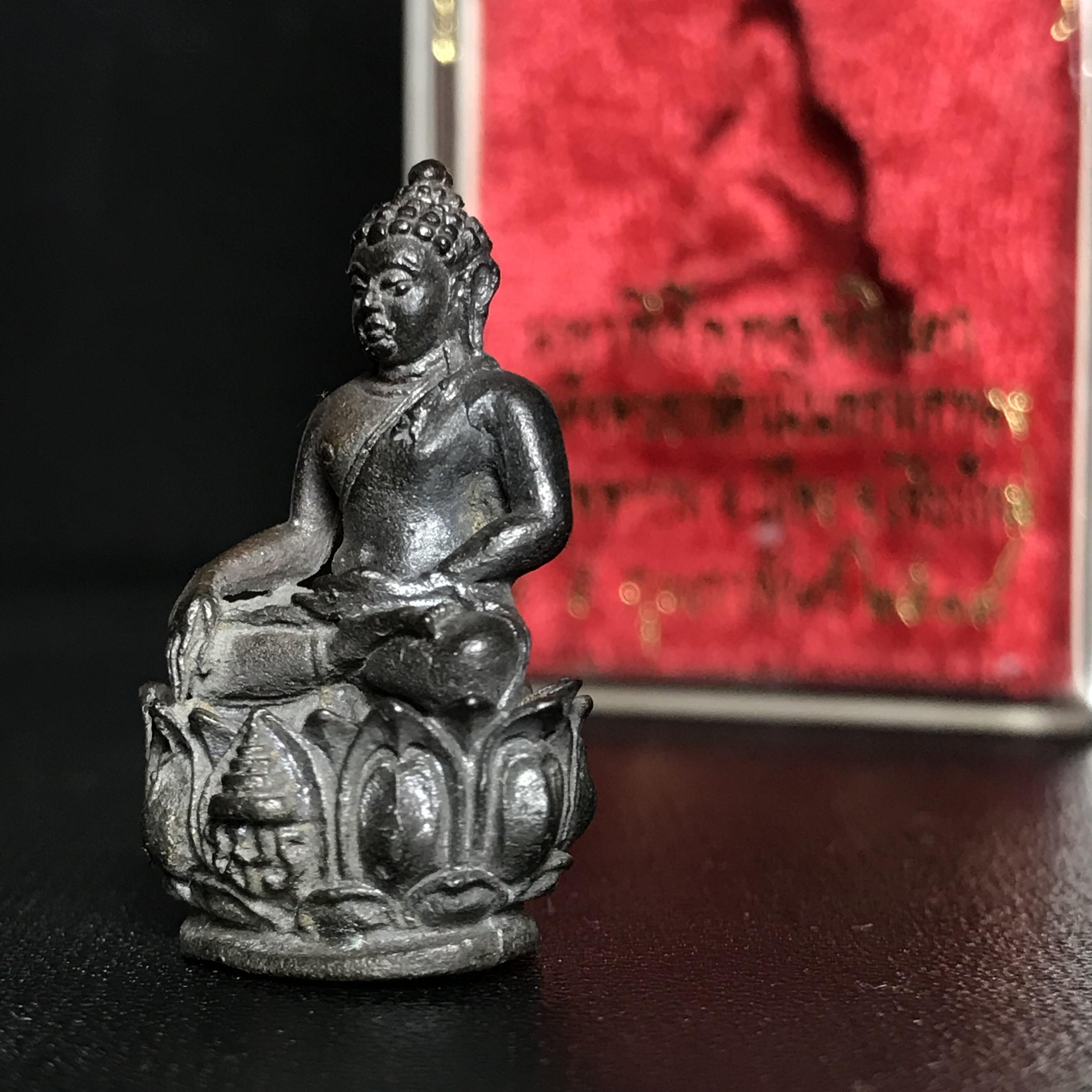 พระกริ่งบุพพาภิมงคล วัดบุพพาราม ปี2519 เนื้อนวโลหะ(***พระดีที่พ่อสร้างและพระราชทานนาม***)(ในหลวง ร.9 เสด็จเททอง)