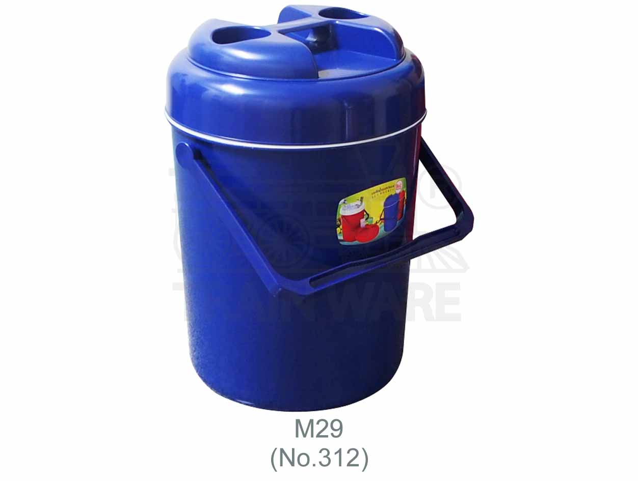 กระติกน้ำกลม 312 (M29) สีเข้ม