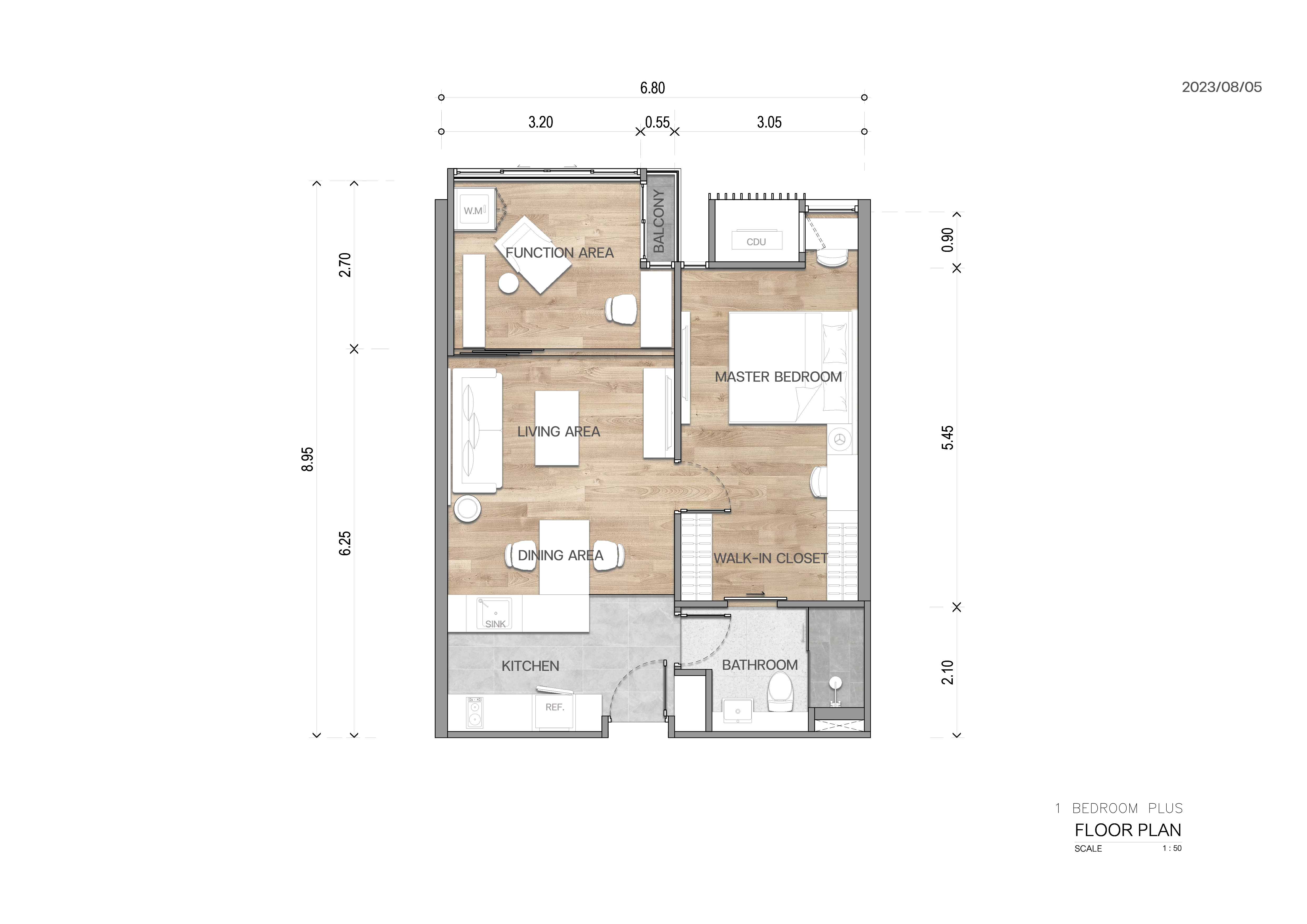 For Sales : Kata, Brand New Luxury Condo near Kata beach, 1 Bedroom, 3rd flr.
