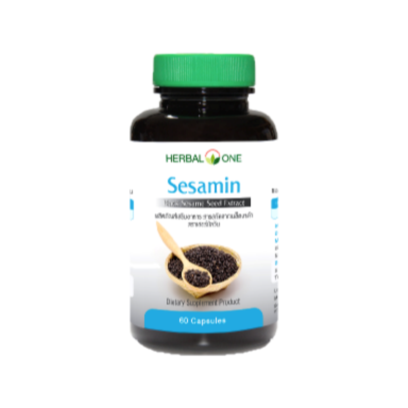 Herbal one sesamin (เซซามิน) 60 capsules