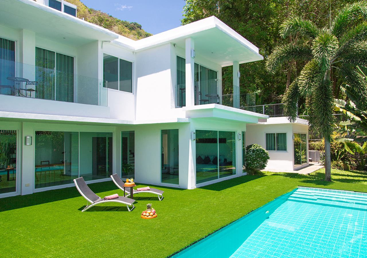 For Rent :Kata Sea view Luxury Private Pool Villa 4 bed room 4 bath room