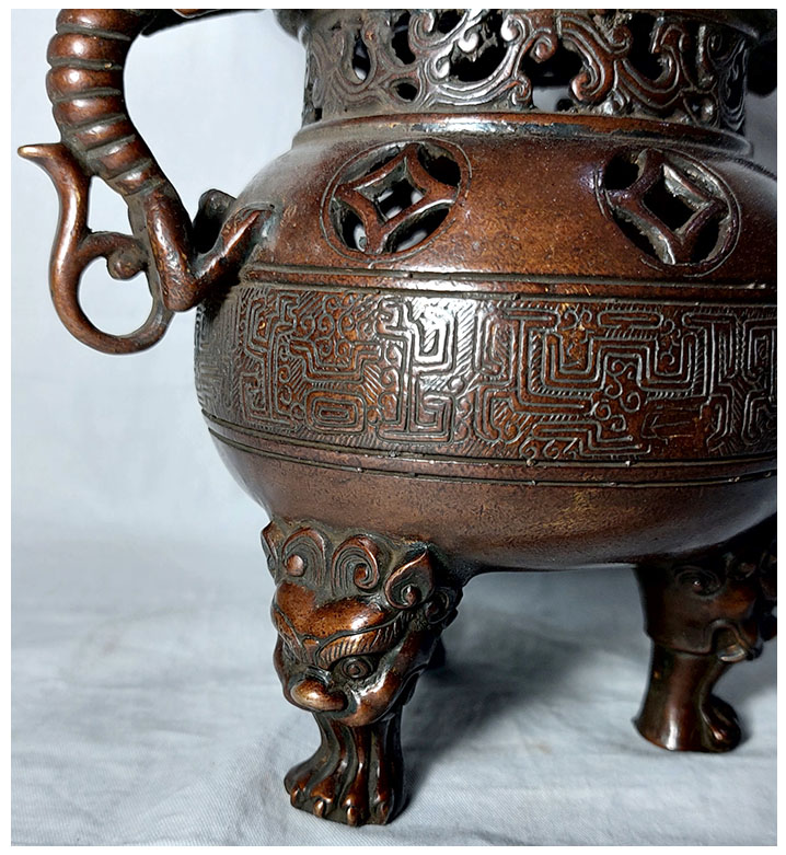 เตากำยาน ที่จุดกำยาน ของตกแต่งบ้านสไตล์จีน