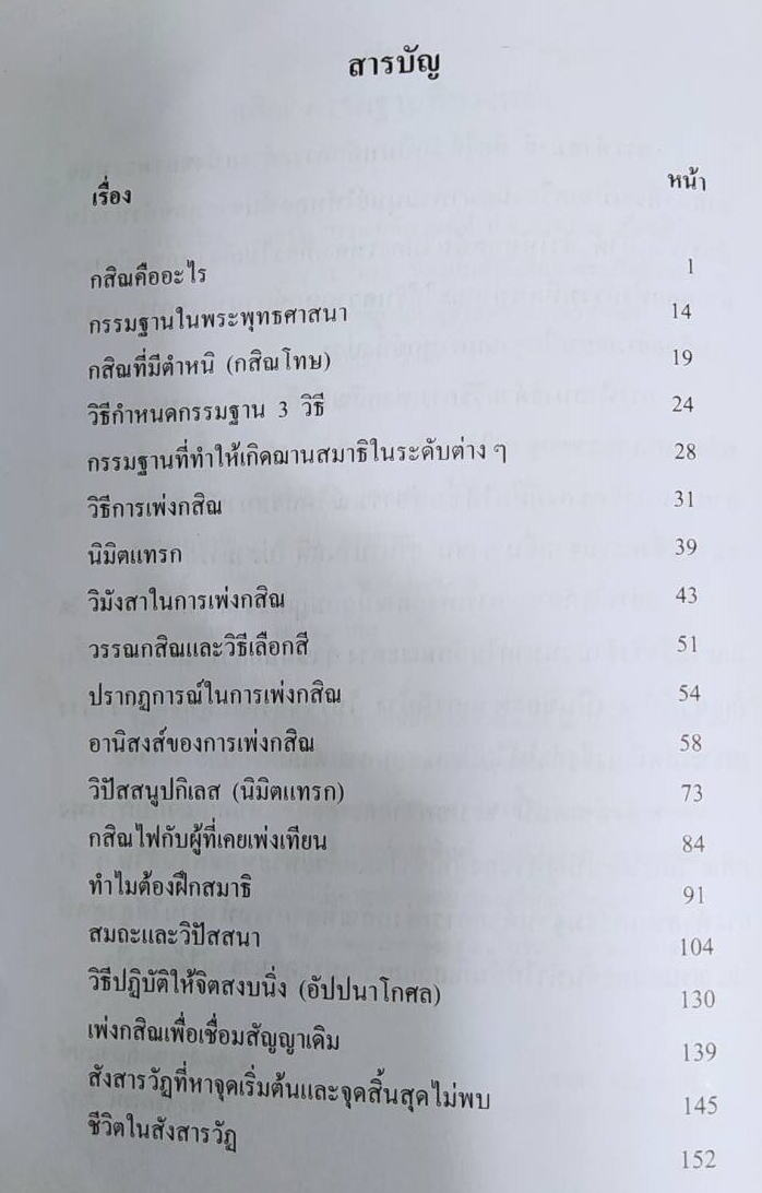 หนังสือ กสิณกรรมฐานที่ทรงพลัง โดยจรูญ วรรณกสิณานนท์ หนังสือเก่าตามสภาพ
