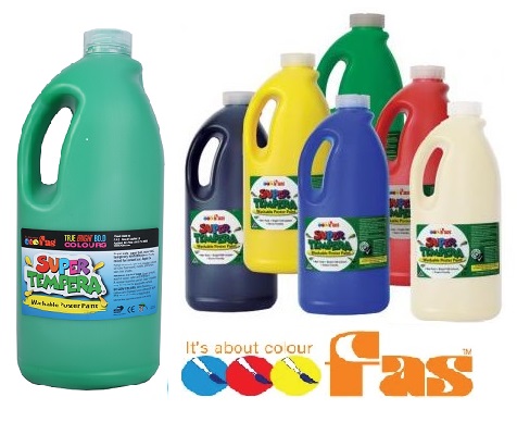 สี FAS Super Tempera 2000 ml (สีโปสเตอร์)