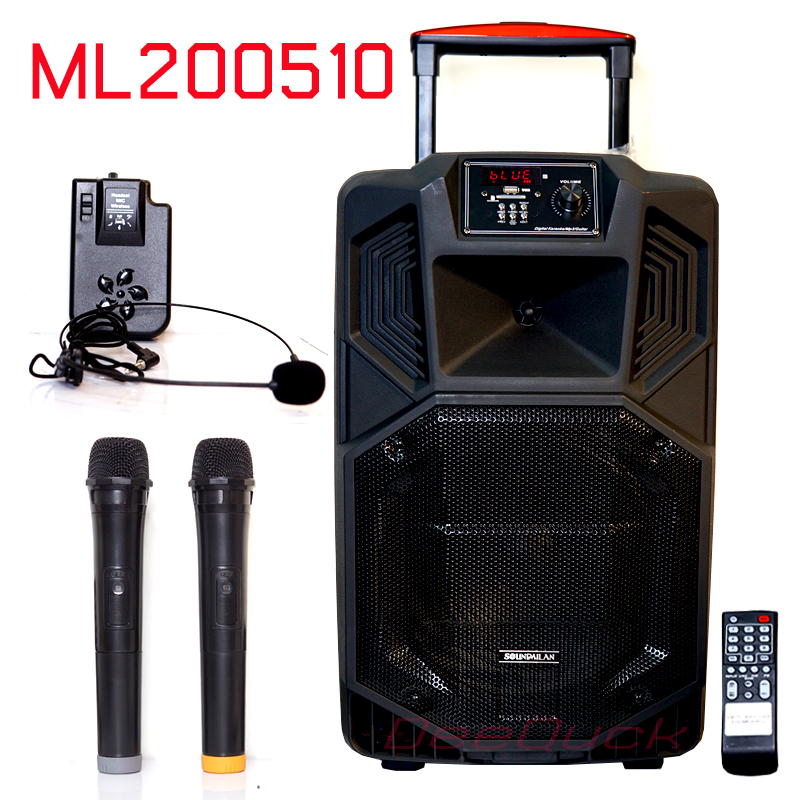 ตู้ลำโพง ล้อลาก 12นิ้ว SOUNDMILAN รุ่น ML-200510(9913)
