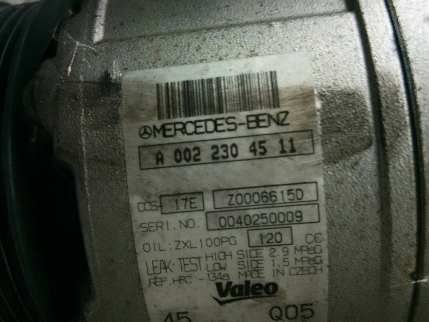 คอมแอร์M271 Evo W204-207-212