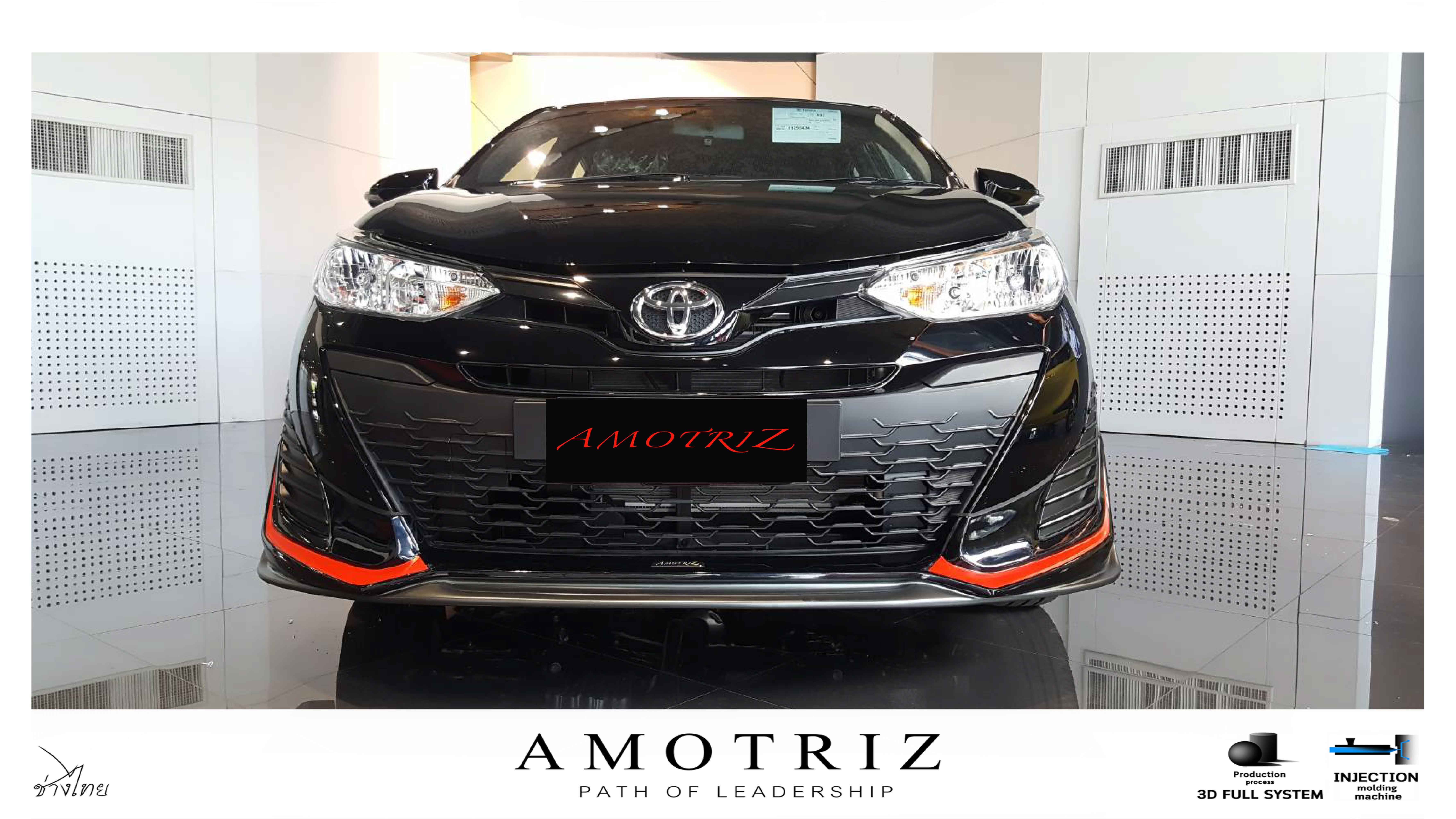 Toyota Yaris ATIV hatchback and sedan bodykits by Amotriz