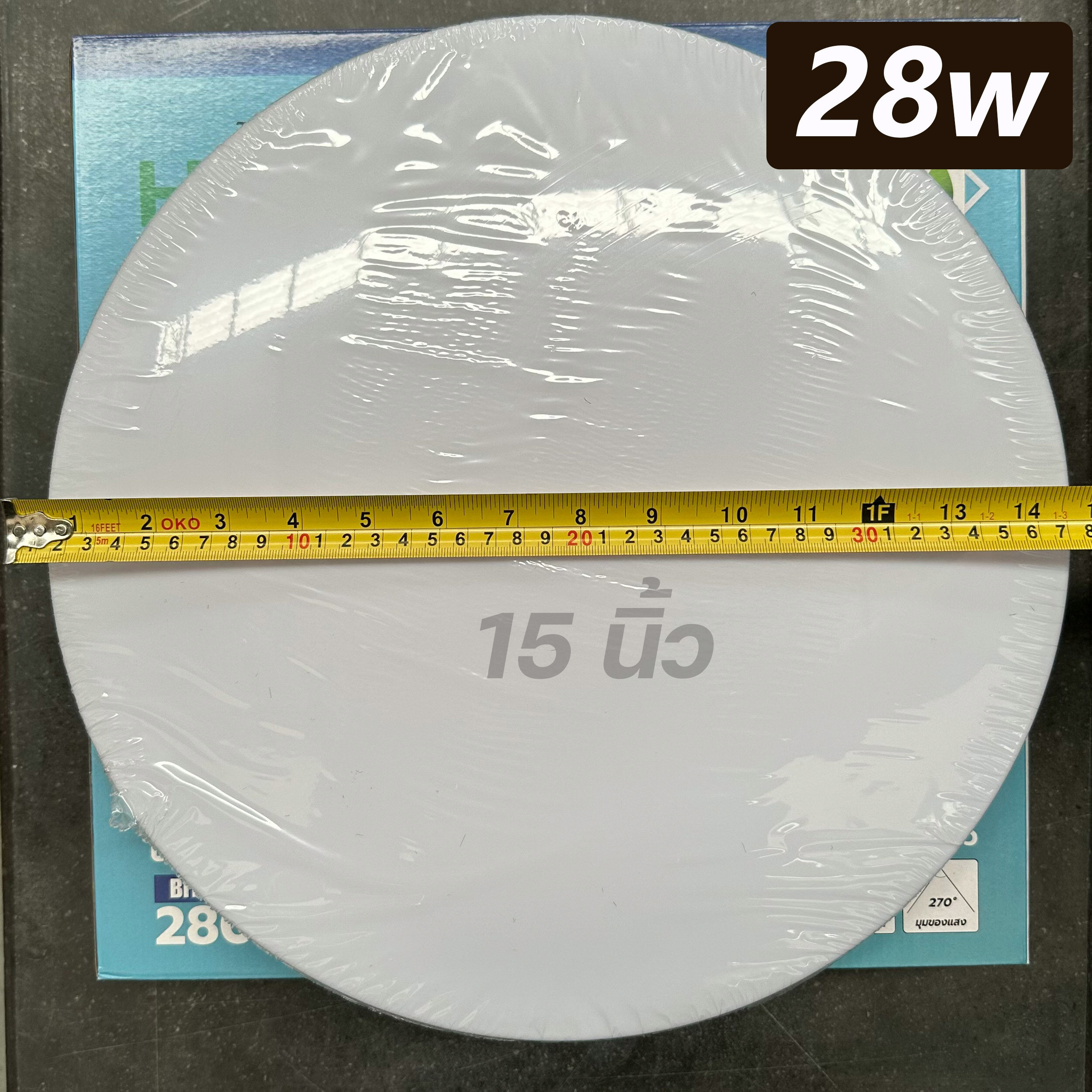 HIET โคมไฟเพดาน 10" 13" 15" โคมซาลาเปา LED CEILING LIGHT 15W 20W 22W 24W 28W สำเร็จรูปพร้อมหลอด โคมไฟ โคมเพดาน โคมไฟกลม