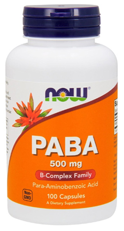 วิตามินพาบา, Now Foods PABA