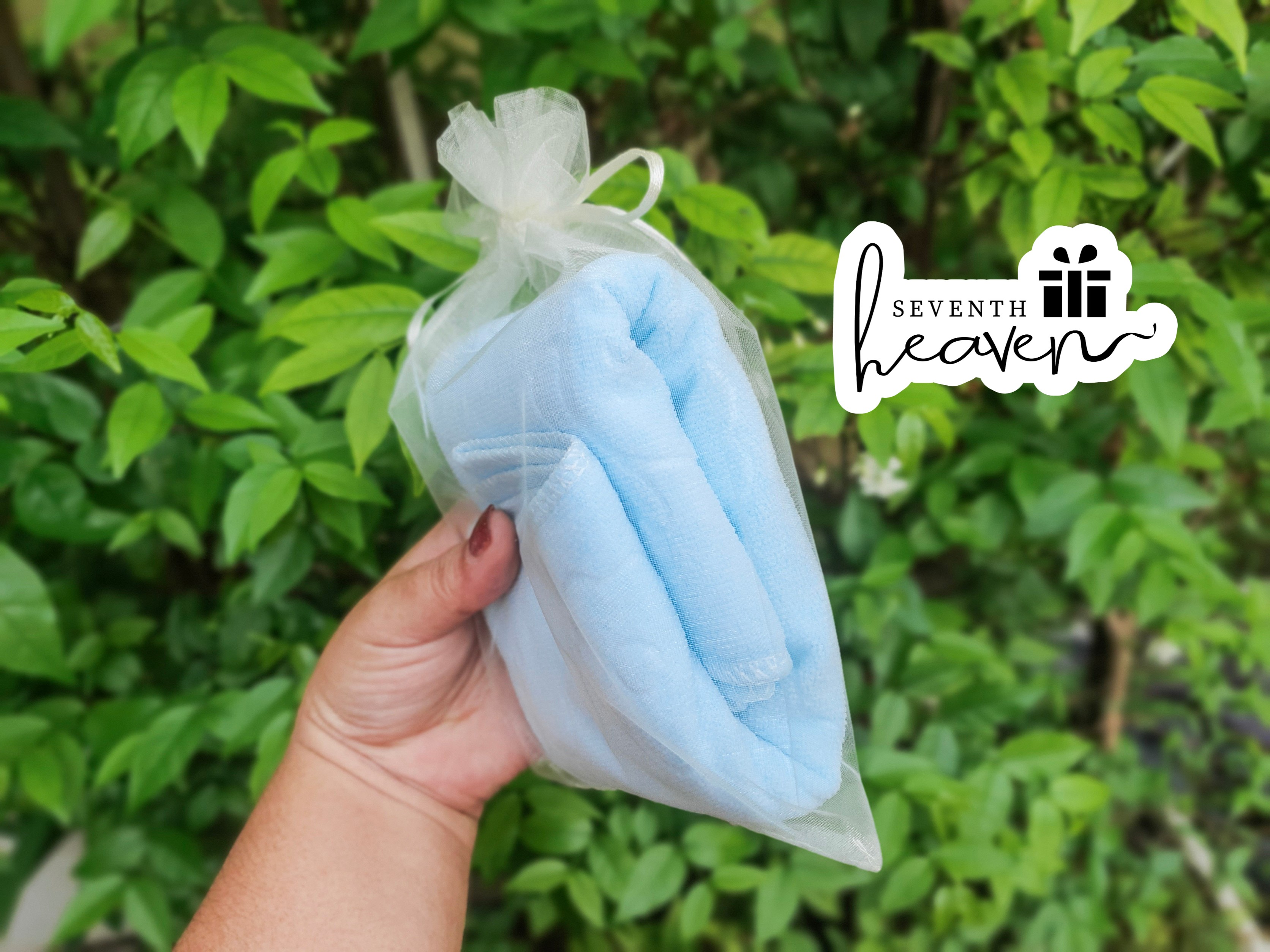 ของชำร่วยงานศพ ผ้าขนหนูนาโน ขนาดผ้าเช็ดผม 15*30 นิ้ว