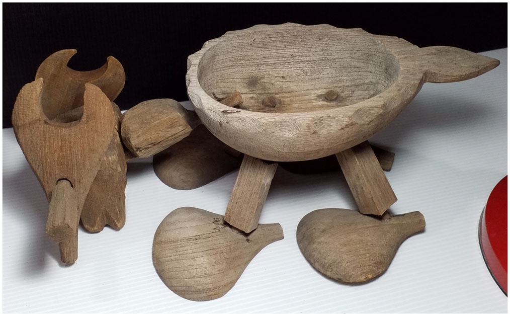 งานไม้เก่าแต่งสวน สำหรับใส่ต้นไม้