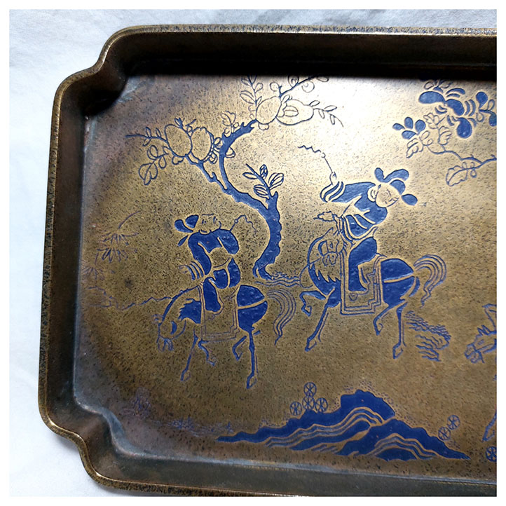 ถาดชา ถาดวางของสไตล์จีนขนาดเล็ก