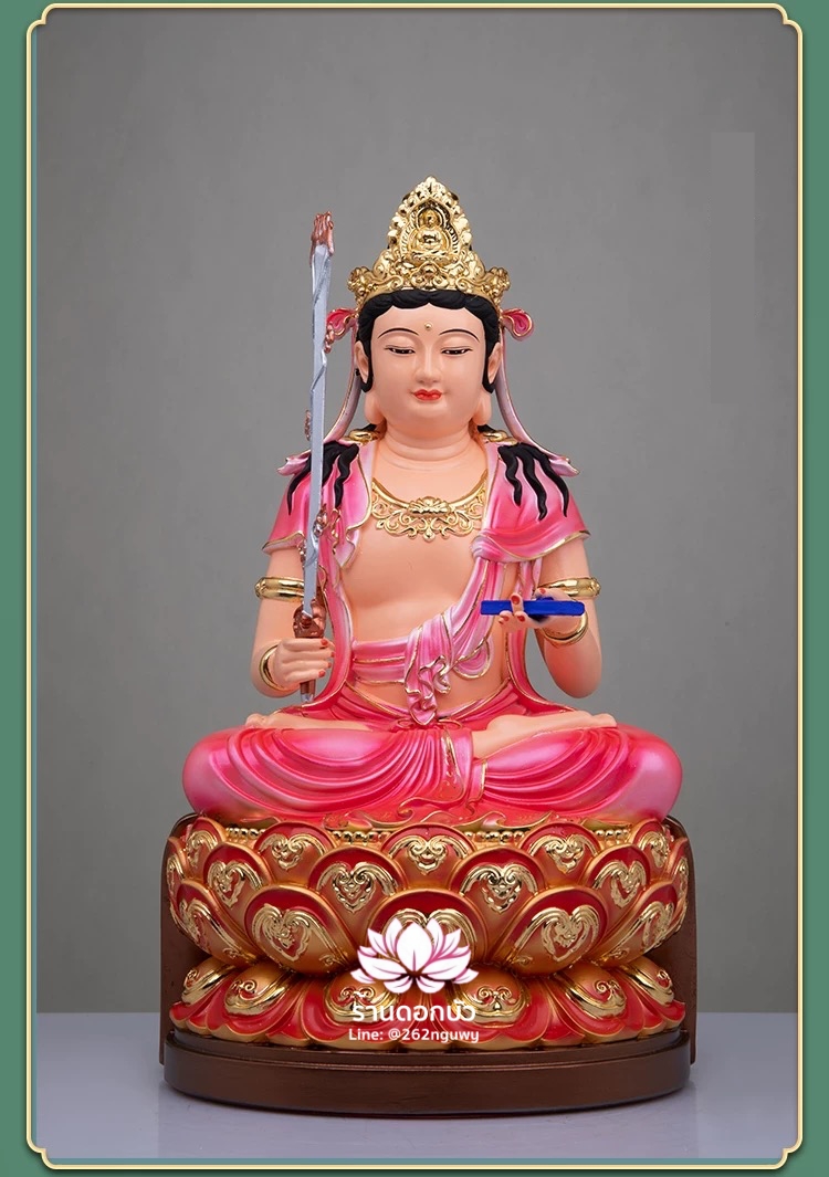 อัษฏมหาโพธิสัตว์ พระโพธิสัตว์แปดพระองค์ งานเรซิ่นคุณภาพสูง ขนาด 16 นิ้ว