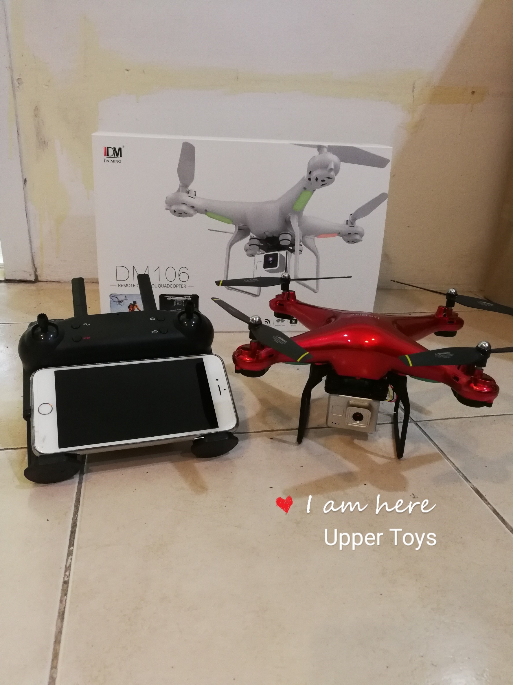 DM106 WIFI FPV กล้อง 2MP HD Camera ล๊อคความสูง+ เรียกกลับ+กันหลงทิศ