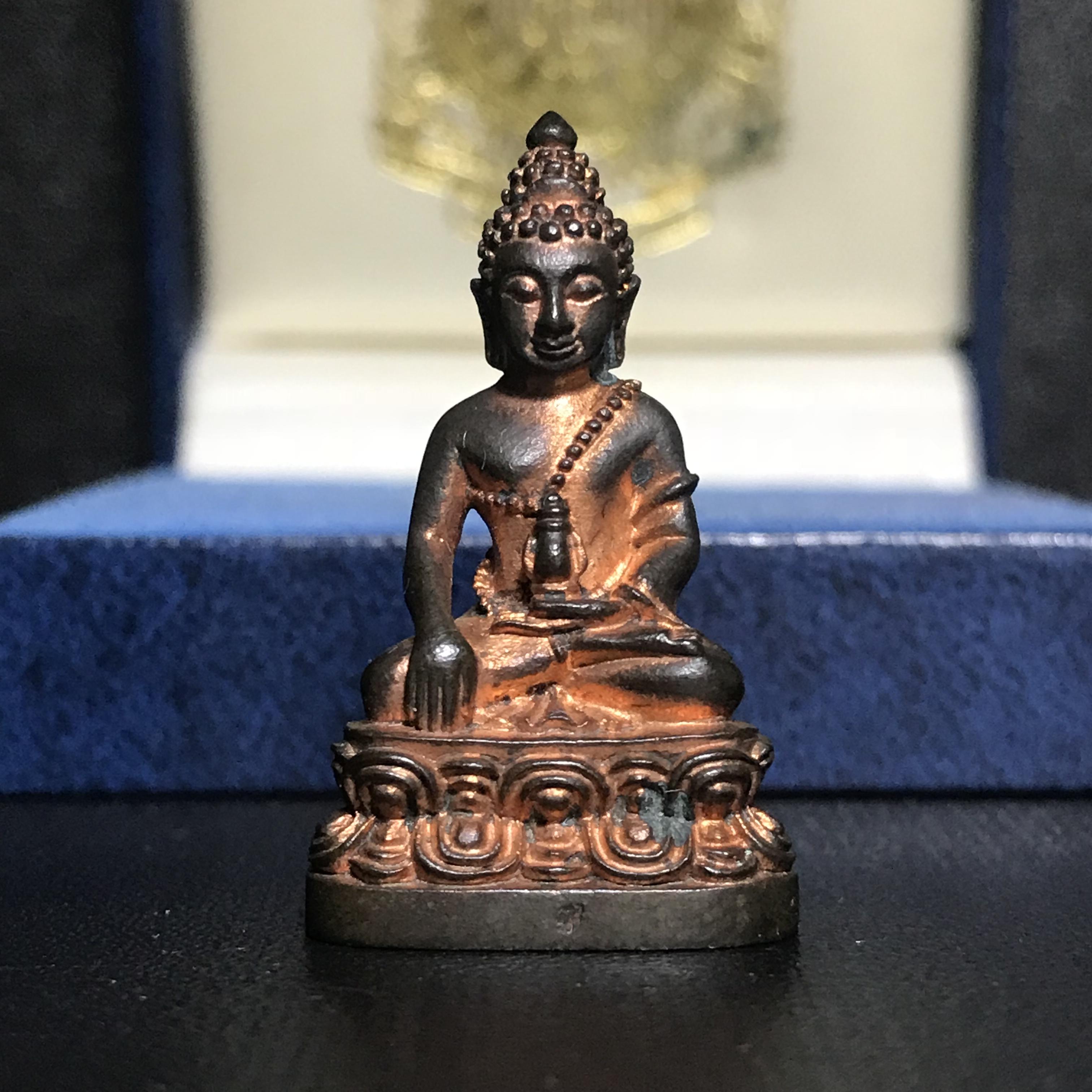 พระกริ่งครบ 7 รอบ สมเด็จพระญาณสังวร วัดบวรนิเวศวิหาร ปี2540 เนื้อโลหะผสม(นวโลหะ)(บรรจุเส้นพระเกศาสมเด็จพระญาณสังวร)