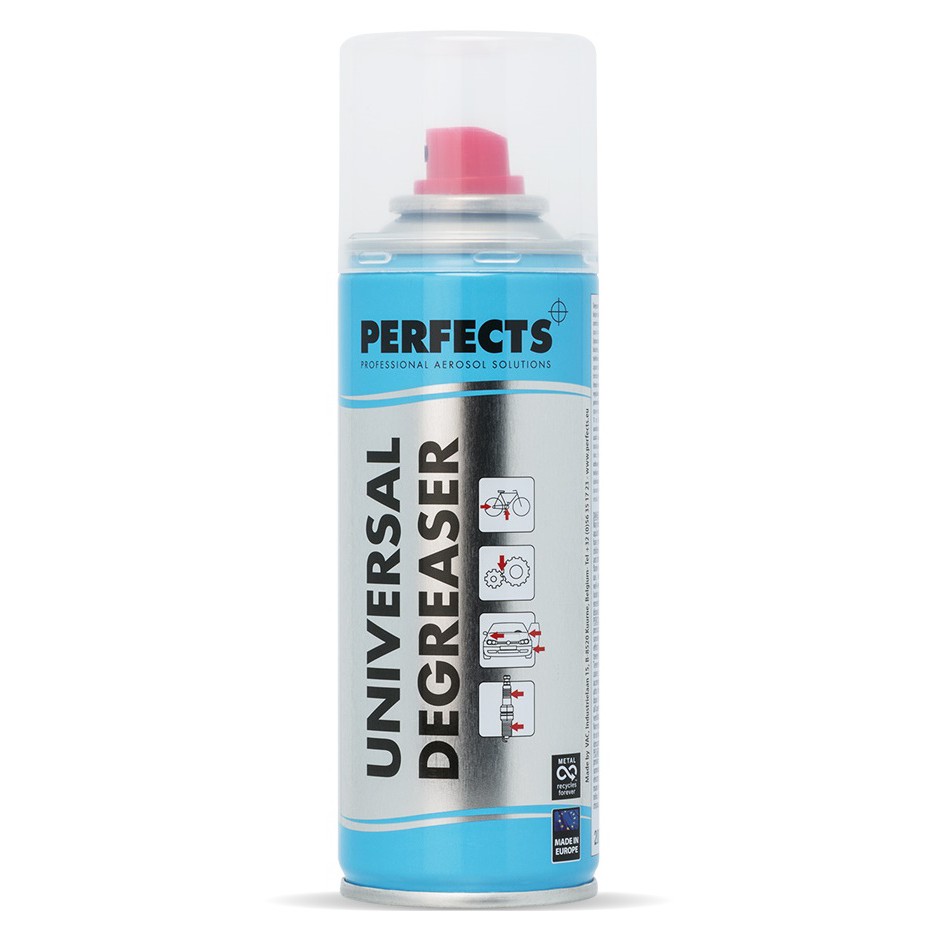 สเปรย์ Perfects Degreaser Cleaner ล้างหน้าสัมผัสแบบแห้งเร็ว (200ml.) Perfect กระป๋องฟ้า