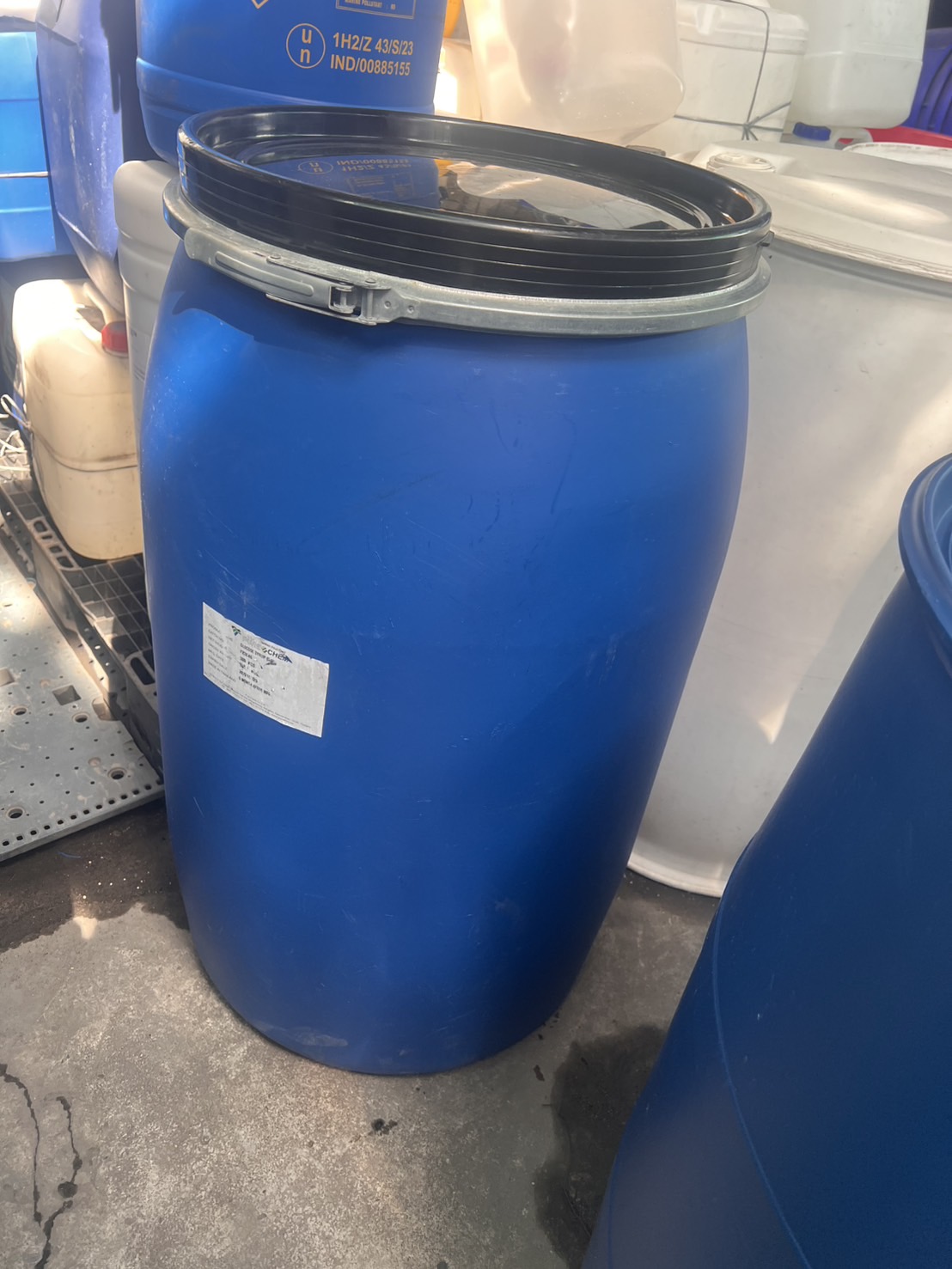 ถังหมัก 200 ลิตร พร้อมเหล็กรัด (มือ 2)