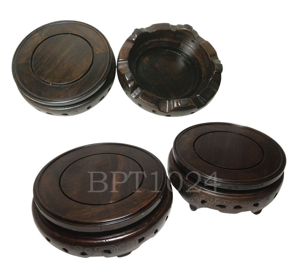 กี๋หรือฐานไม้ ตอกลายเส้นโลหะ-BPT1024-