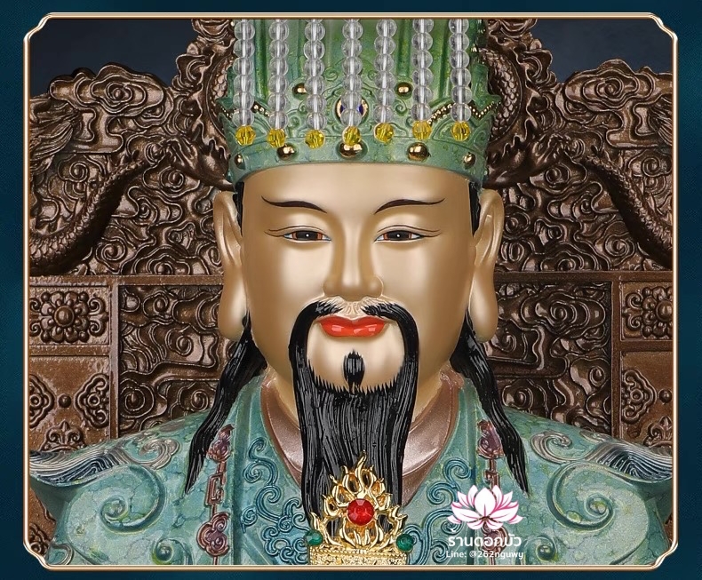 เง็กเซียนฮ่องเต้ หยกอ๋องส่องเต่ และ พระนางซีหวังหมู่ กิมบ้อเนี่ยเนี้ย งานหินอ่อนคุณภาพสูง ขนาด 12/16/19/26 นิ้ว