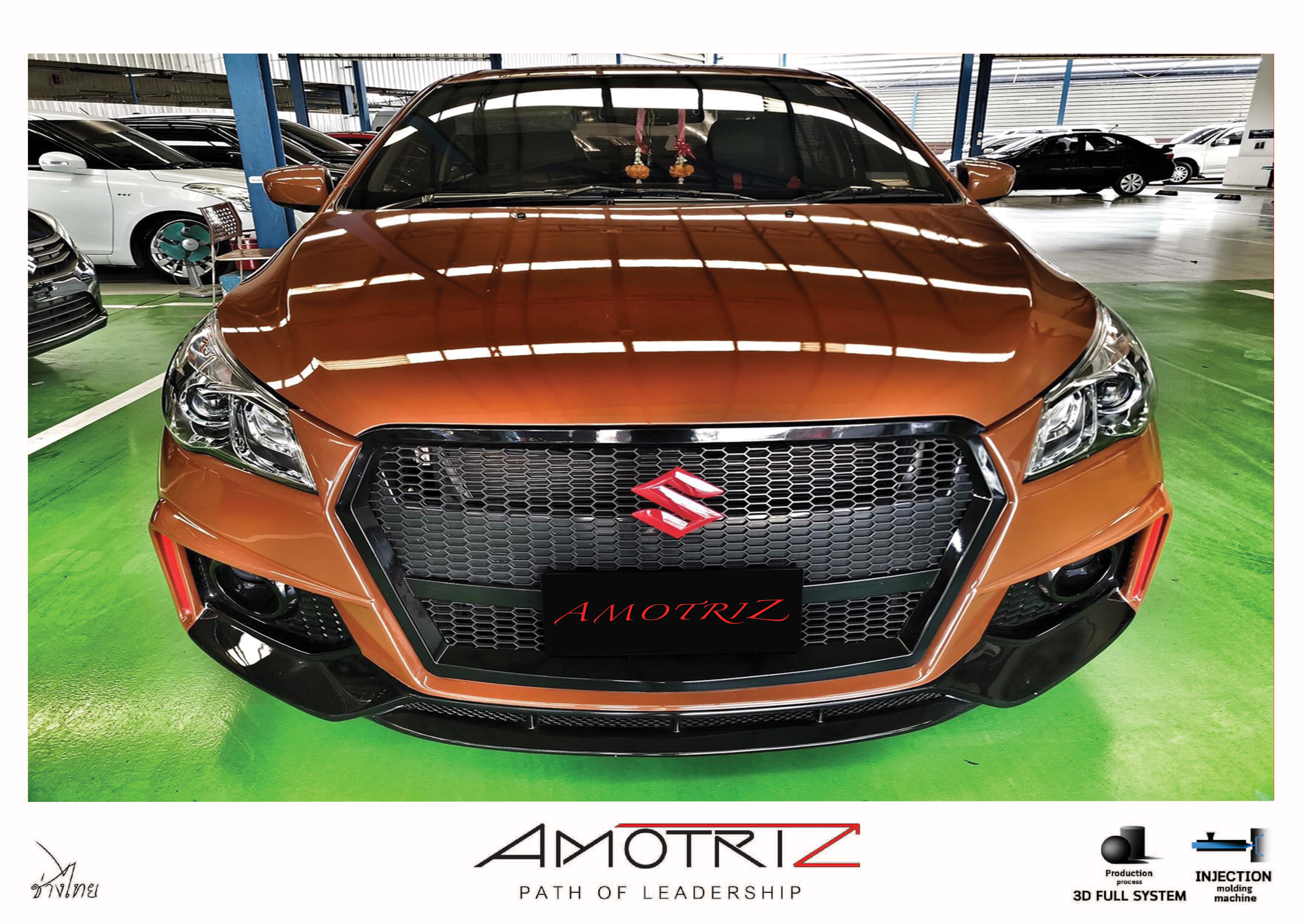 Suzuki Ciaz R8 body kits by Amotriz