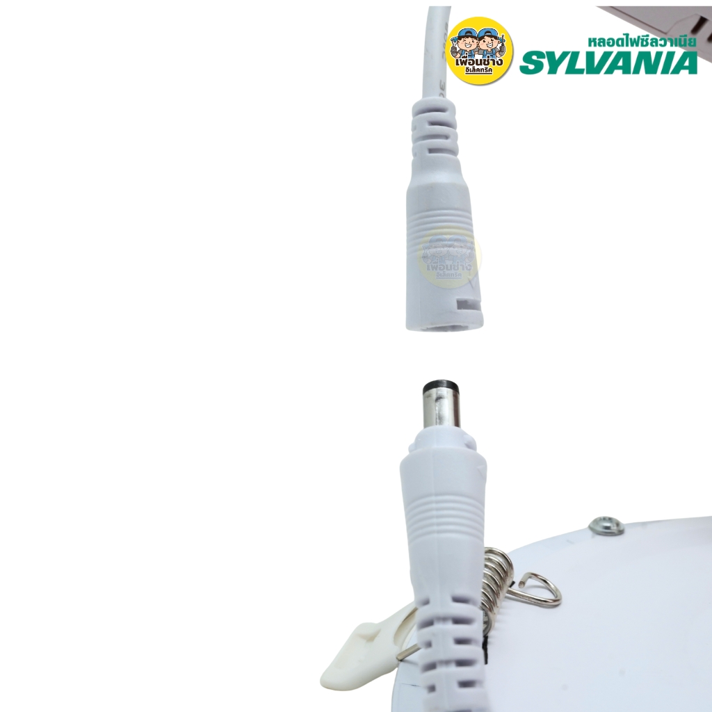 SYLVANIA โคมไฟดาวน์ไลท์ฝังฝ้า รุ่น LIGHTER LED ทรงกลม 9w 12w 18w daylight warmwhite โคมไฟฝังฝ้าทรงกลม สีขาว โคมไฟLED บาง