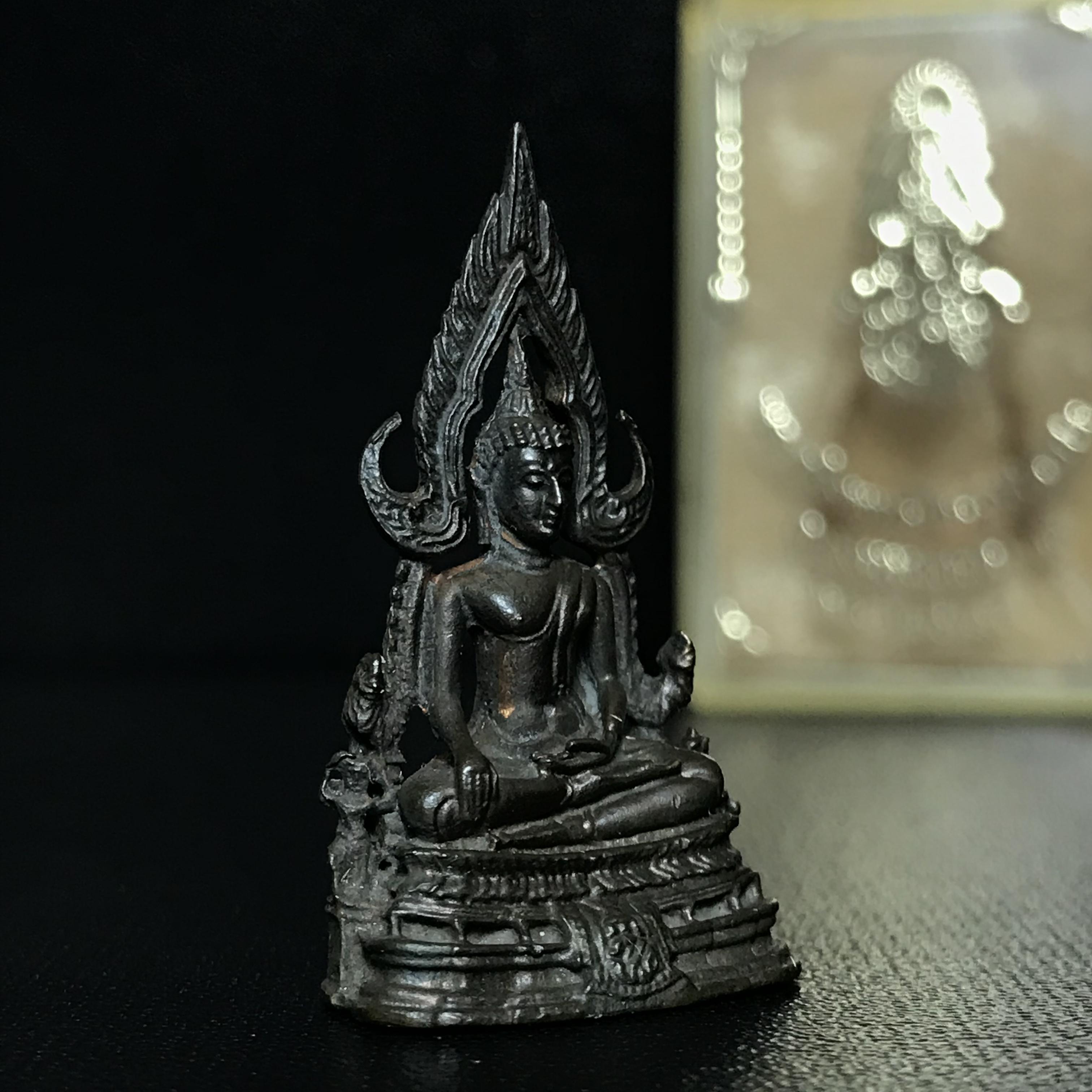 กริ่งพระพุทธชินราช ภปร. กองทัพภาคที่3จัดสร้าง ปี2517 เนื้อนวโลหะกล่องเดิม(หายาก)(ในหลวง ร.9 เสด็จในพิธี)