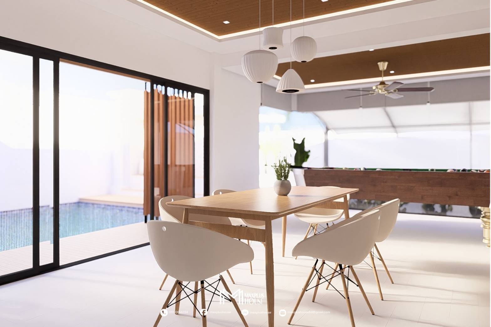 For Rent : Thalang, Private pool villa @ Pakhlok, 4 bedrooms 4 bathrooms