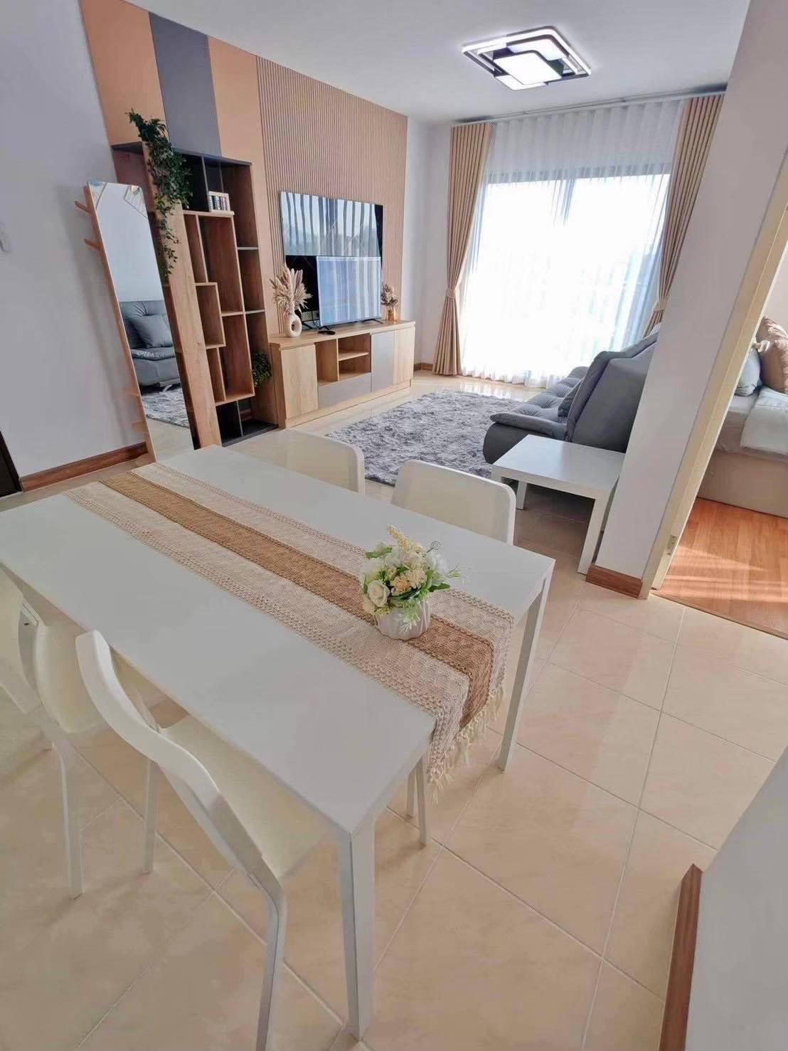 For Rent : Talad Yai, Supalai Vista, 2 Bedroom 1 Bathroom, 5th flr.