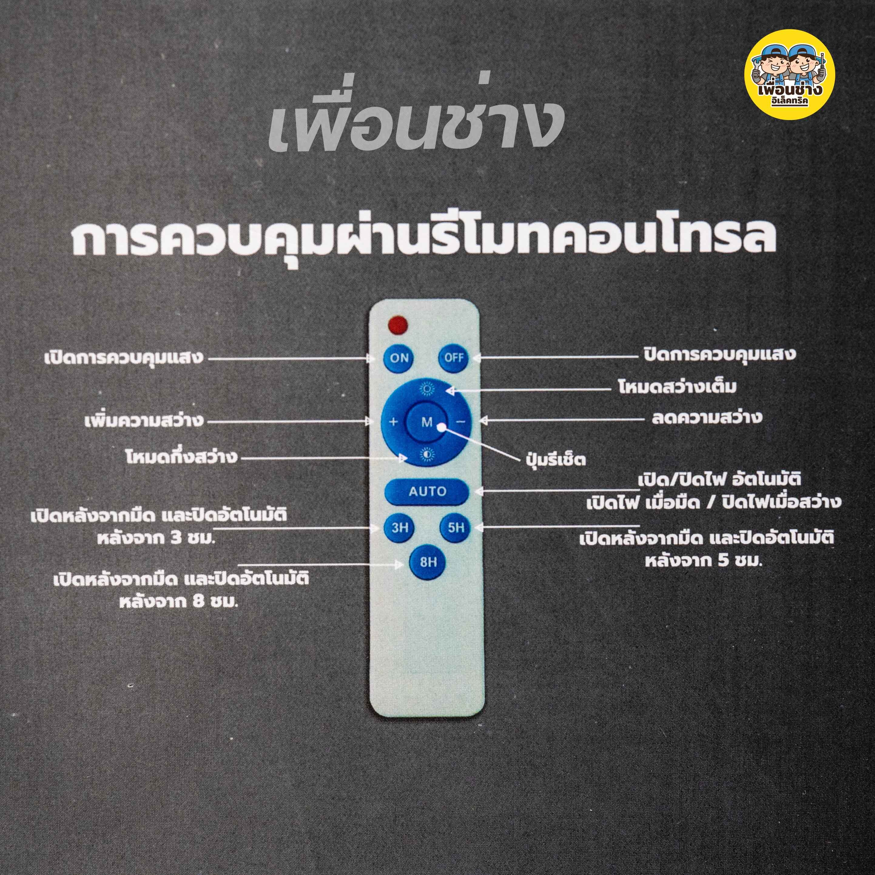 HiET โคมไฟโซล่าเซล LED Solar Light ไฟโซล่าเซลล์ กันน้ำ กลางแจ้ง สปอร์ตไลท์ โซล่าเซลล์ พลังงานแสงอาทิตย์ Solar cell โคมไฟ โซล่า