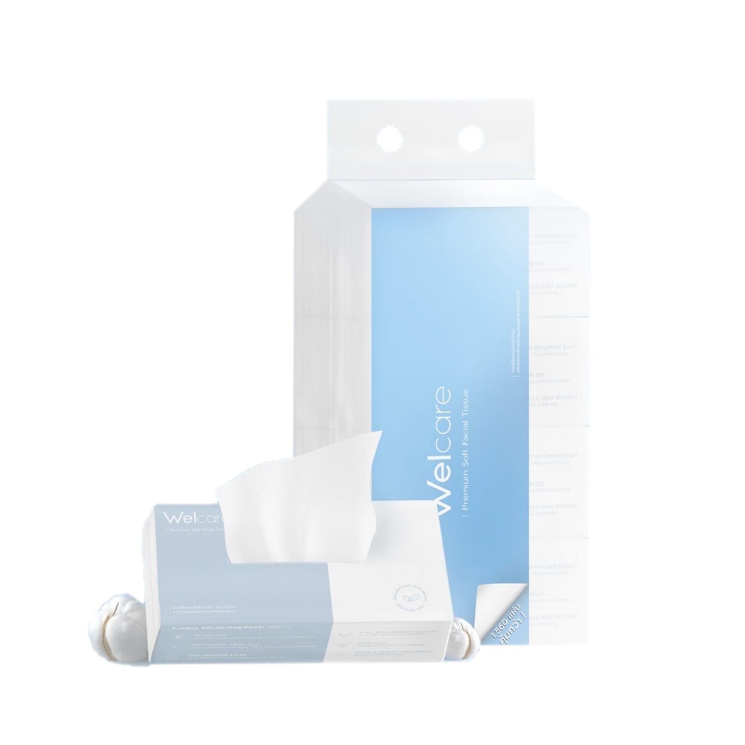 Welcare premuim facial tissue