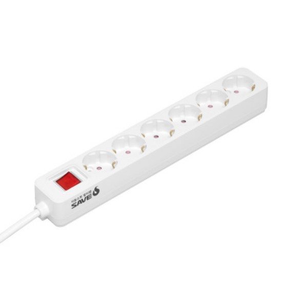 Saves automatic fire extinguishing multi-tap without worrying about fire, fire prevention outlet, overload blocking, gen