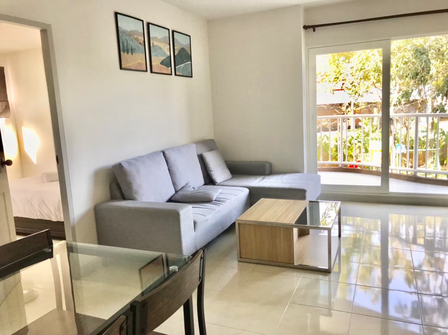 For Rent : Supalai Park @Downtown Phuket, 2 bedrooms 2 bathrooms, 2nd flr.