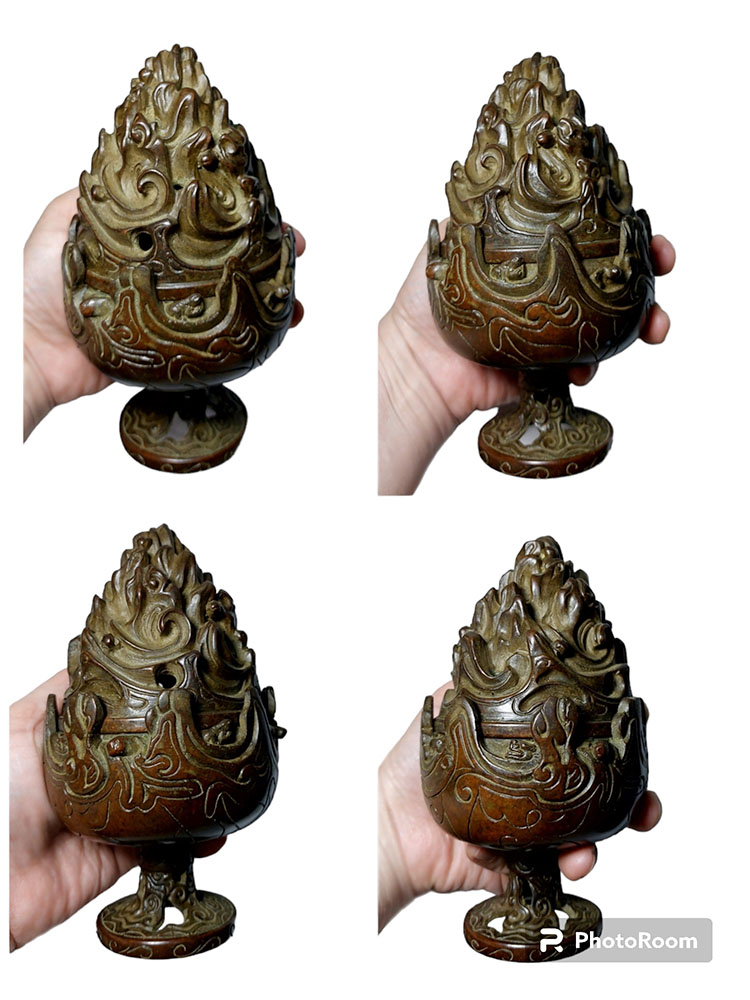 ภูเขา -เตากำยาน กระถางกำยาน ของตกแต่งบ้านสไตล์จีน