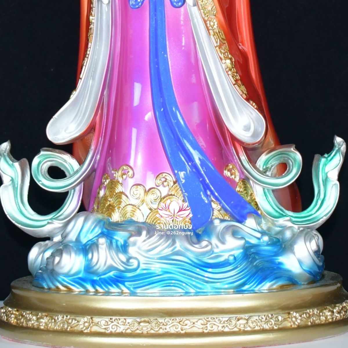 หม่าโจ้ว ม่าจ้อโป๋ เทียนส่งเซ่งโบ้ เทียนโหวเซี่ยบ้อ ปางยืน งานเรซิ่น ขนาด 12/16/19/26 นิ้ว