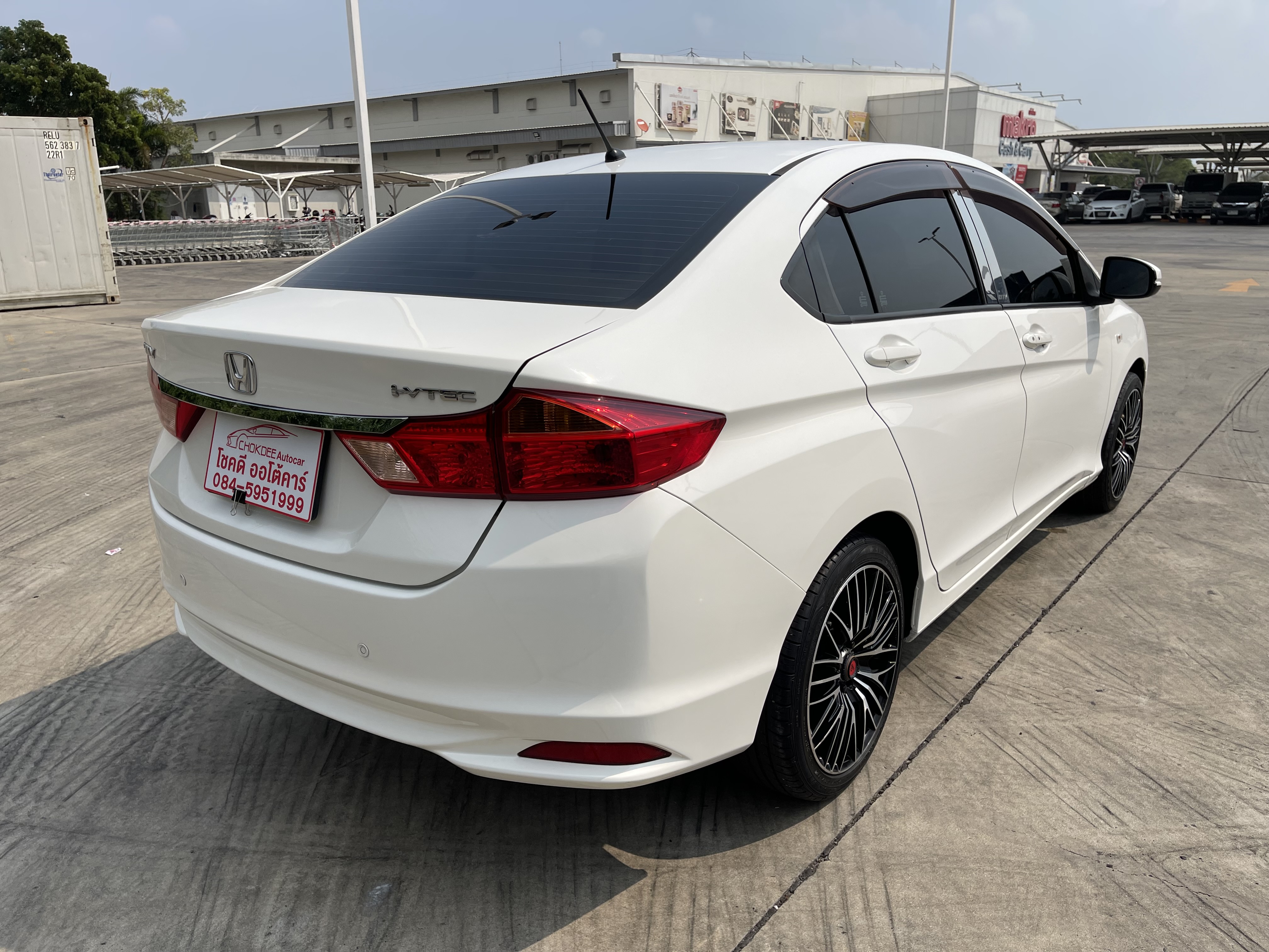 Honda City 1.5 V At 2014 ขาว