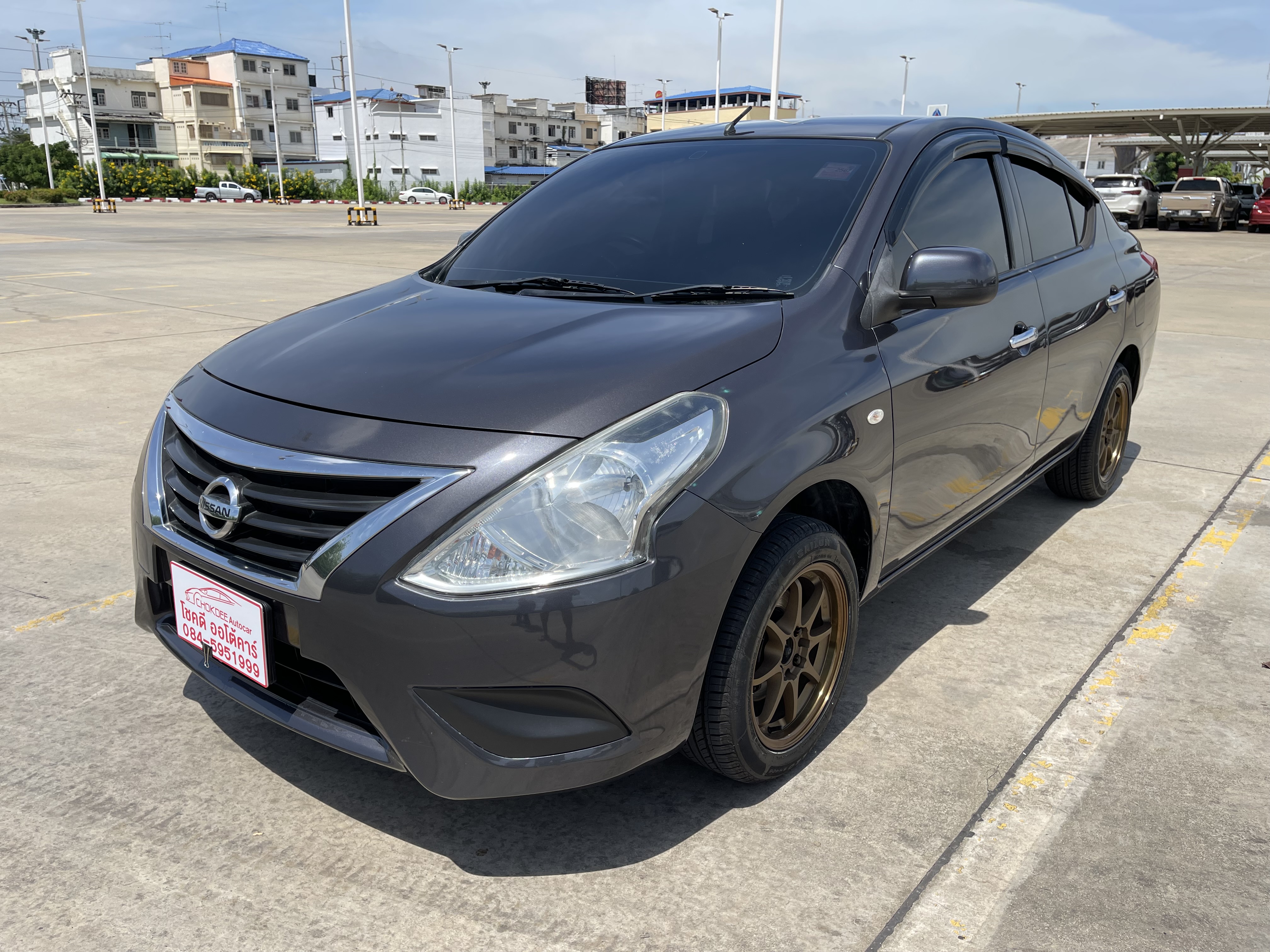 Nissan Almera 1.2 VL At 2014 เทาดำ