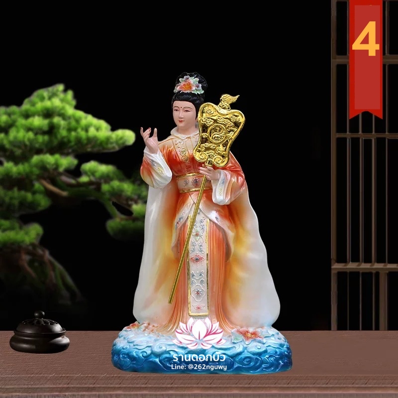 เจ็ดนางฟ้า ชิดแช้เหนียวเหนียว นางฟ้าทั้งเจ็ด ปางยืน ขนาด 16 นิ้ว