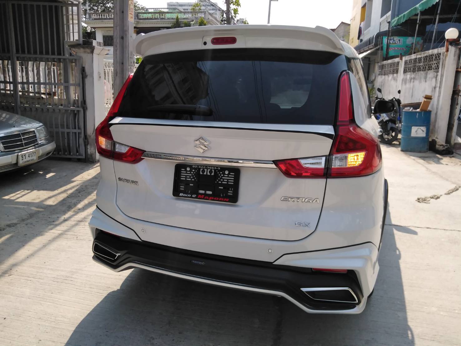 Suzuki Ertiga 2019 V.1 with custom grille bodykits by Amotriz