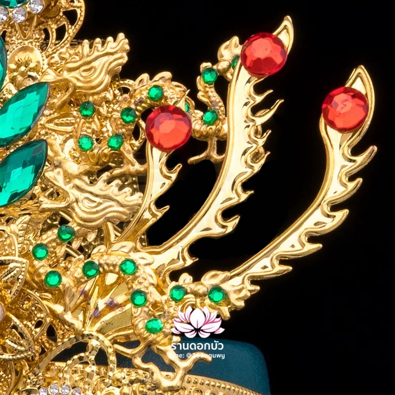 หมวกเทพเจ้าฝ่ายหญิง หมวกเทพนารี หมวกเทวนารี หมวกเจ้าแม่ หมวกพระหญิง หมวกกิมซิ้น หมวกพระจีน