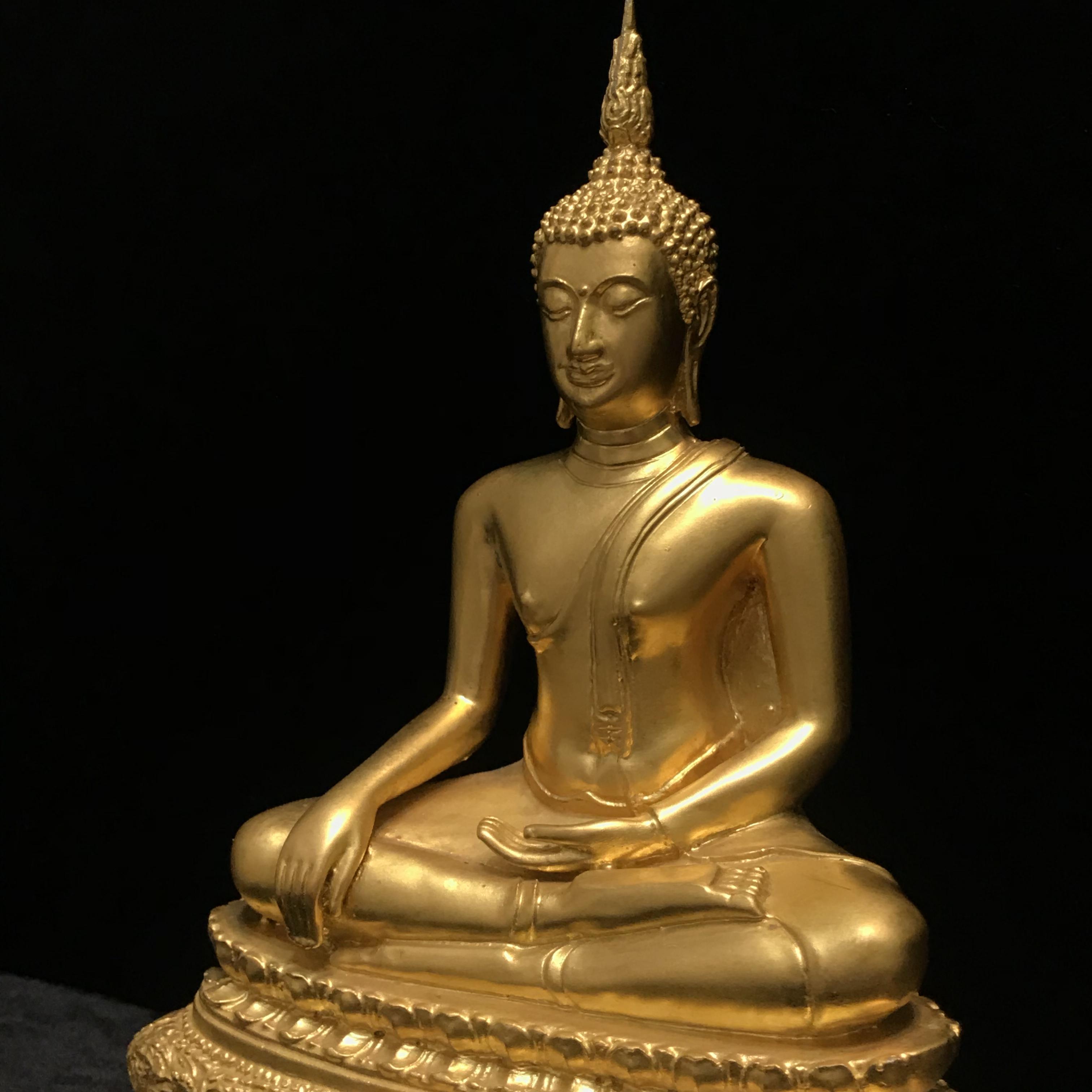 พระบูชาพระพุทธชินสีห์ ภปร. (รุ่น2) หน้าตัก 5นิ้ว ปิดทอง กองทุนฟันเทียมพระราชทาน ในวโรกาสมหามงคล 80 พรรษา ปี 2550 (องค์หมายเลข447)(1ใน1999องค์)หายาก