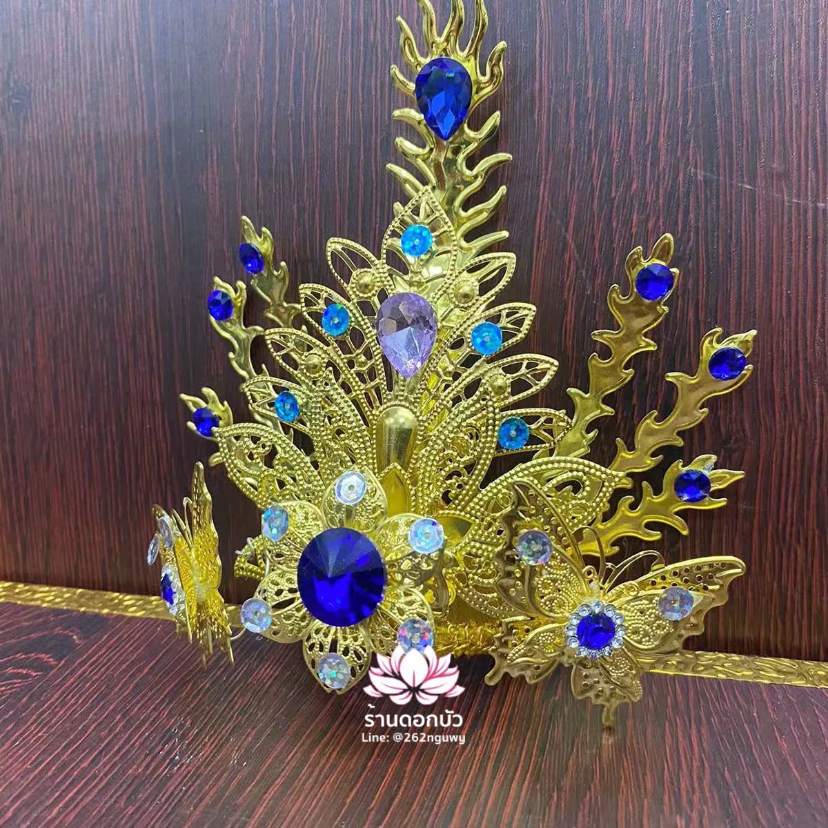 หมวกเทพเจ้าฝ่ายหญิง หมวกเทพนารี หมวกเทวนารี หมวกพระจีน หมวกกิมซิ้น หมวกเทพเจ้าจีน