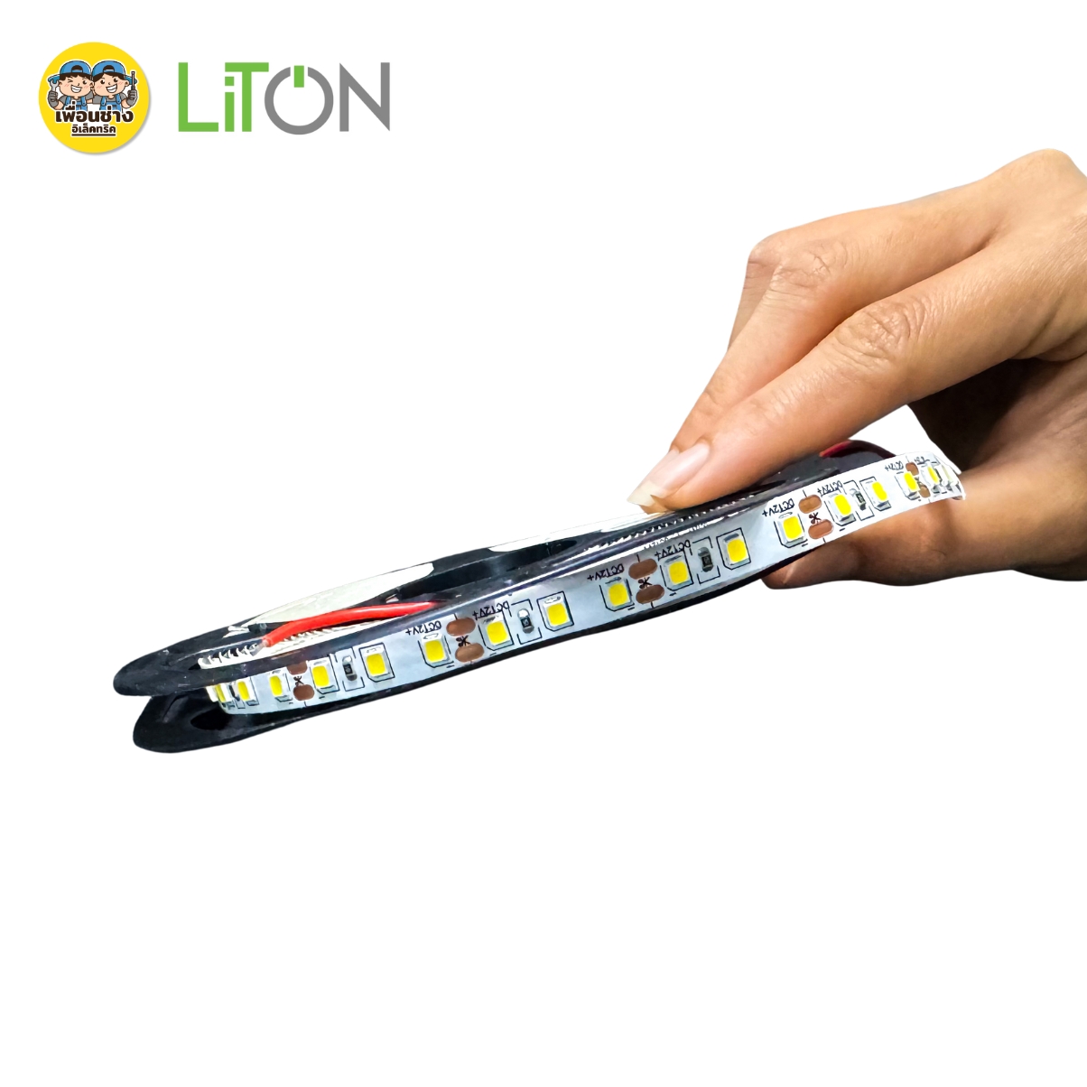 LiTON ไฟเส้น DC LED 12V SMD 2835 รุ่น Spectrum 10W สายยาว 5 เมตร IP20 สีเดียว มี3แสงให้เลือก แสงขาว แสงวอร์มไวท์ แสงคูลไวท์