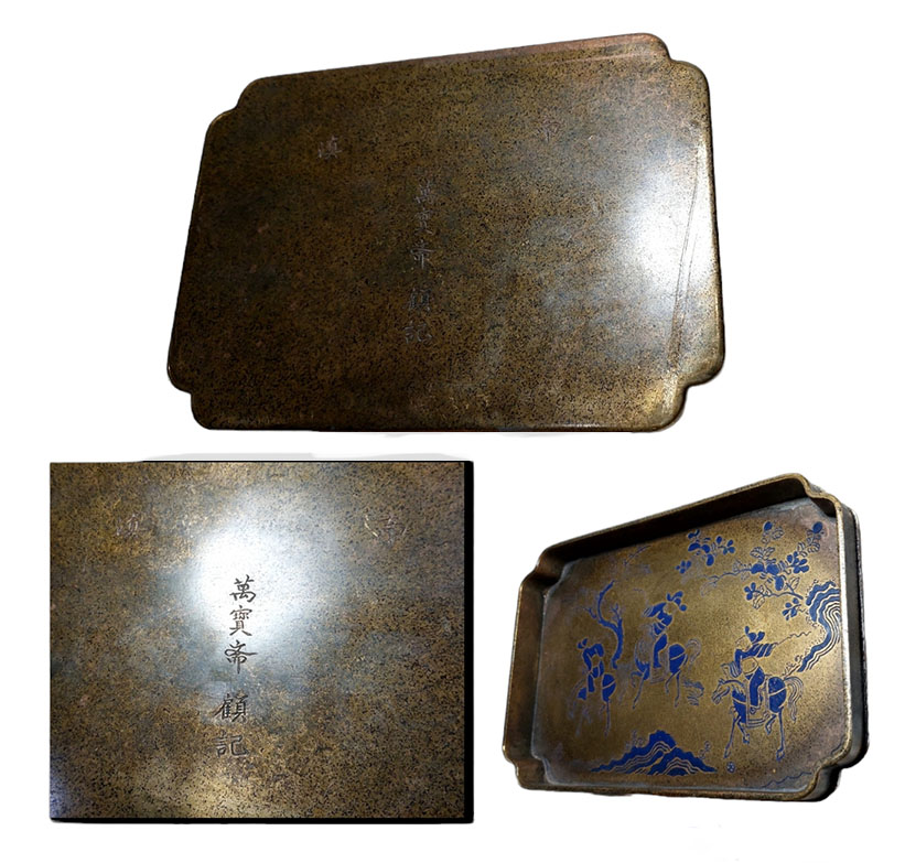 ถาดชา ถาดวางของสไตล์จีนขนาดเล็ก