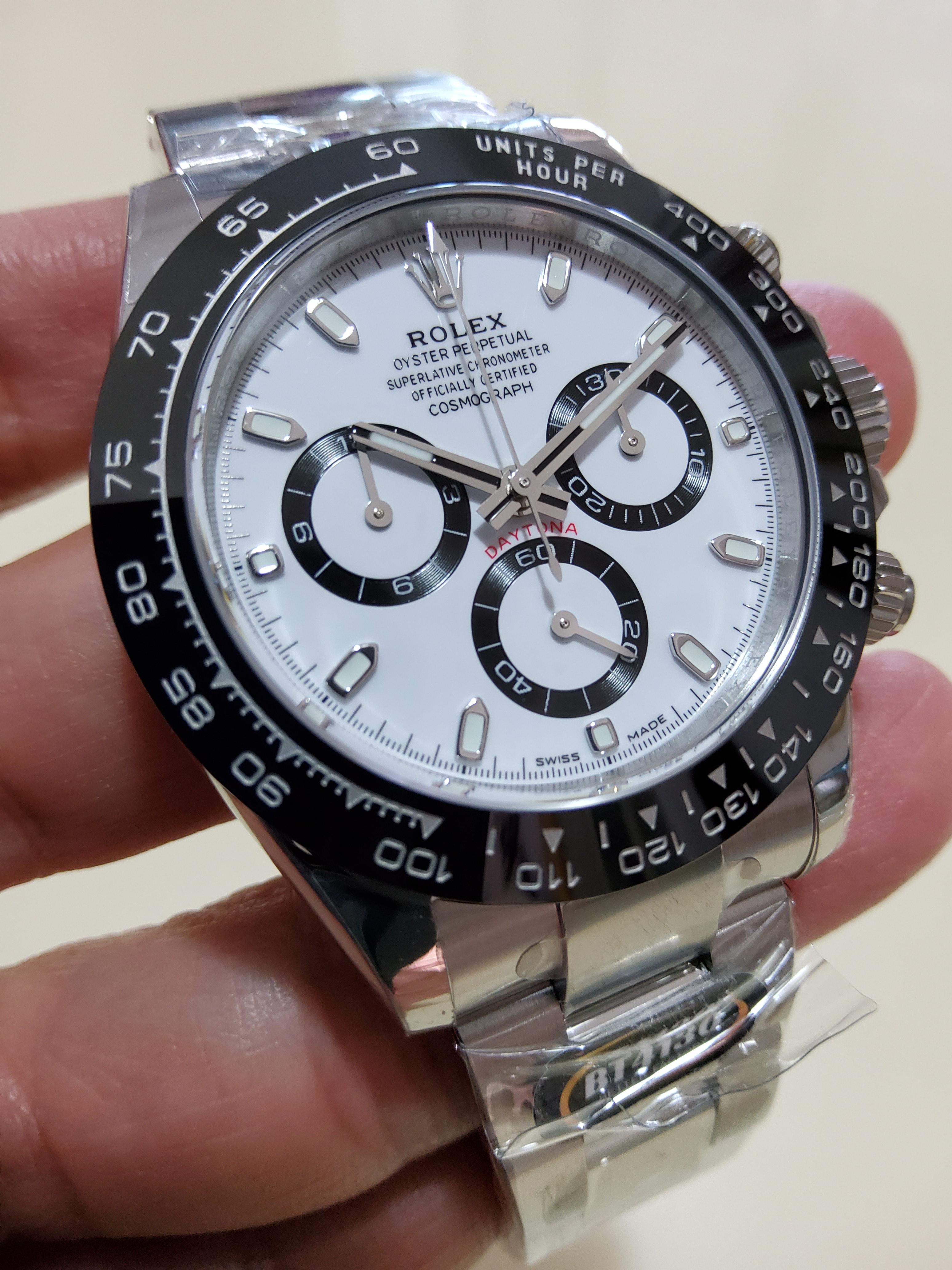 PRE-ORDER ROLEX DAYTONA CERAMIC (40MM.) กลไกโคลน Rolex 4130 By BT FACTORY