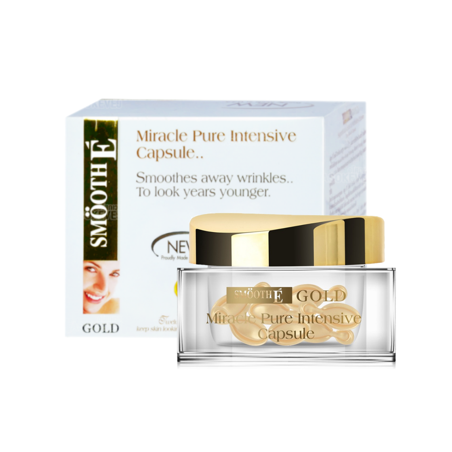 Smooth e gold miracle pure intensive capsule 12 capsules