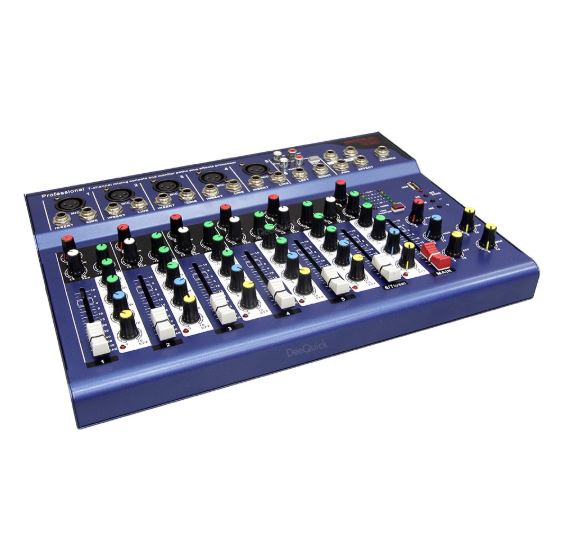 MIXER Soundmilan มิกซ์เซอร์ Blutooth 7Ch EQ-506F6