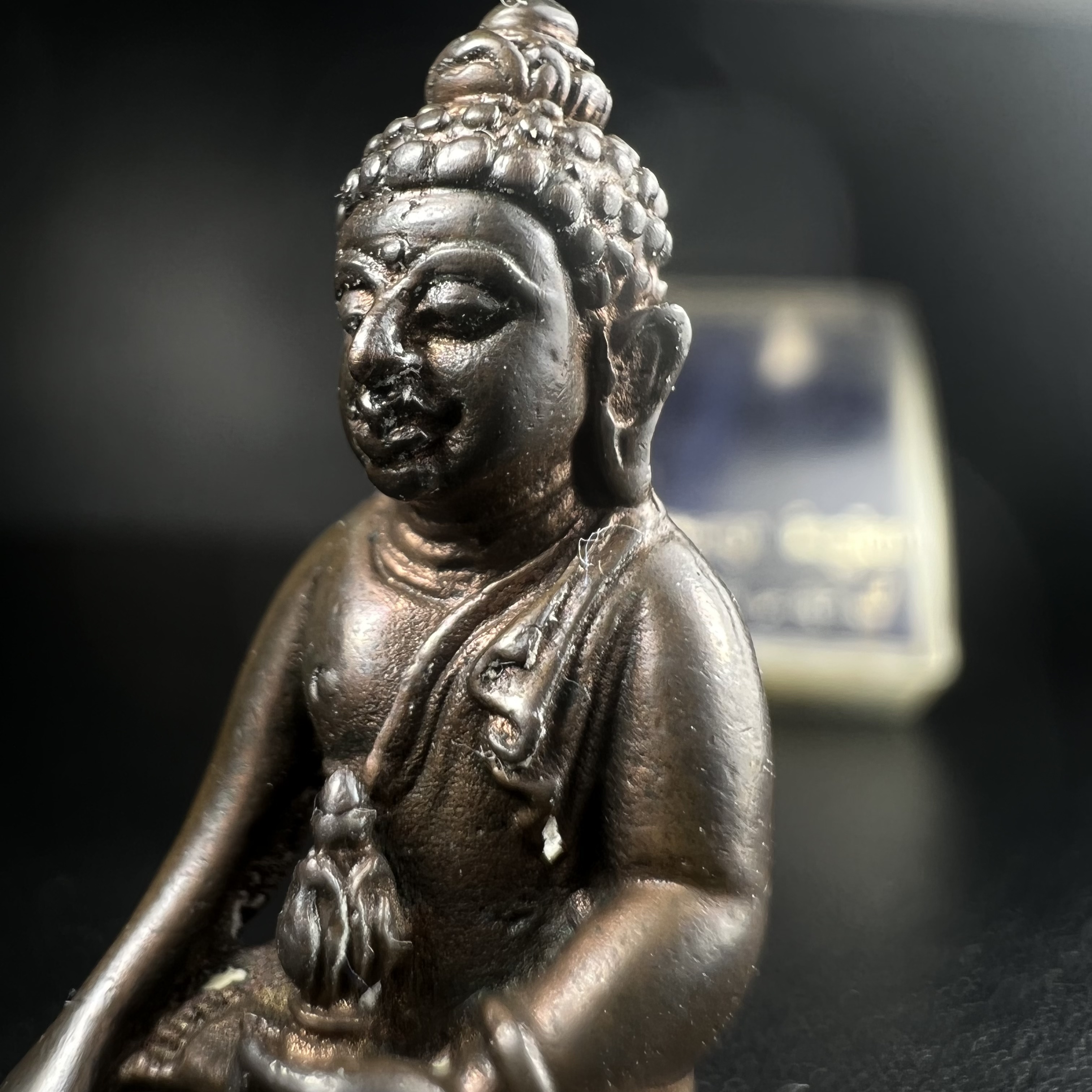 พระกริ่งธรรมราชา (กริ่งพระราชบิดา) วัดนางพญา ปี2514 เนื้อนวโลหะ(สุดยอดพิธีสุดยอดพุทธศิลป์)